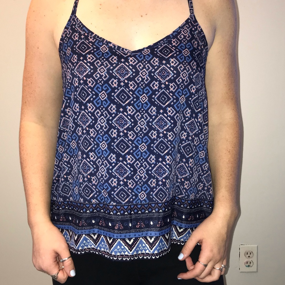 Hollister tribal tank top